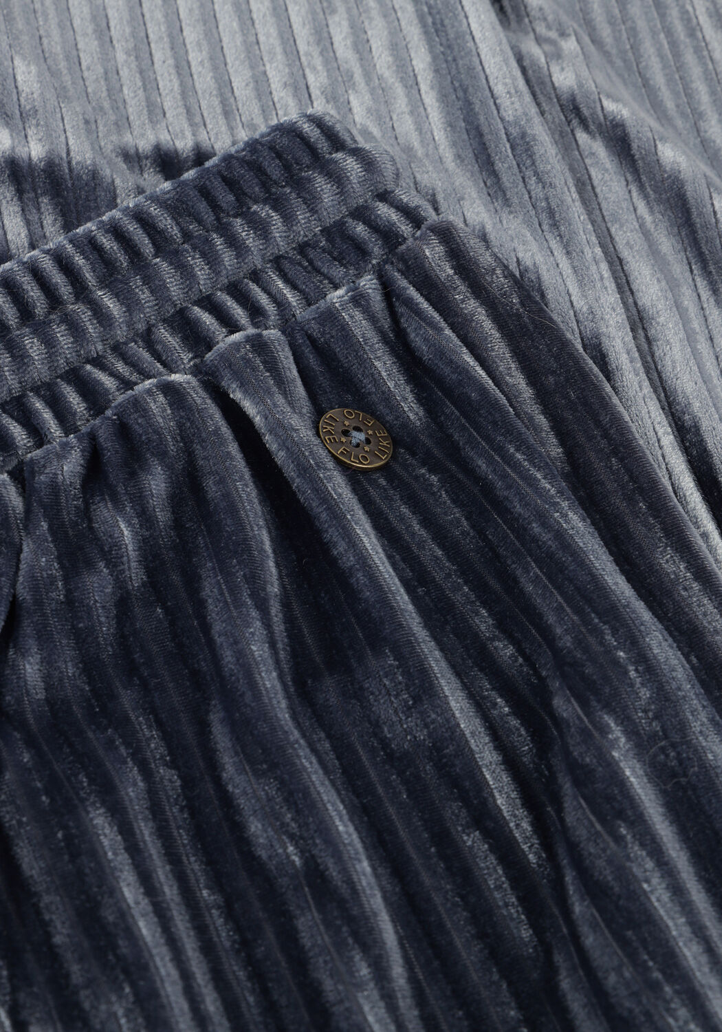 Dunkelgrau LIKE FLO Weite Hose FEM FLO VELVET - large