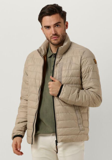 Beige PME LEGEND Wattierte Jack SHORT JACKET MILES MENTOR CYLON - large