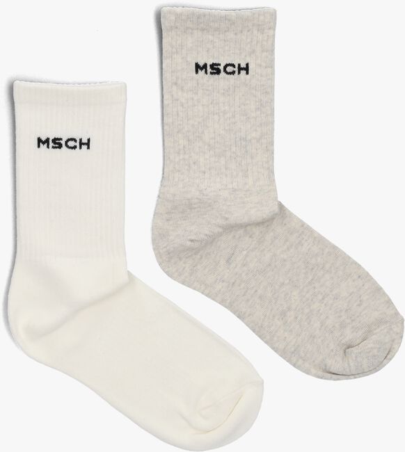 Ecru MSCH COPENHAGEN Socken MSCHSPORTY LOGO SOCKS - large