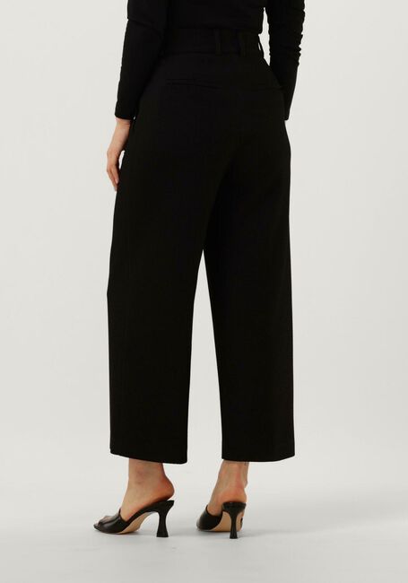 Schwarze VANILIA Hose WAFEL WIDE LEG - large