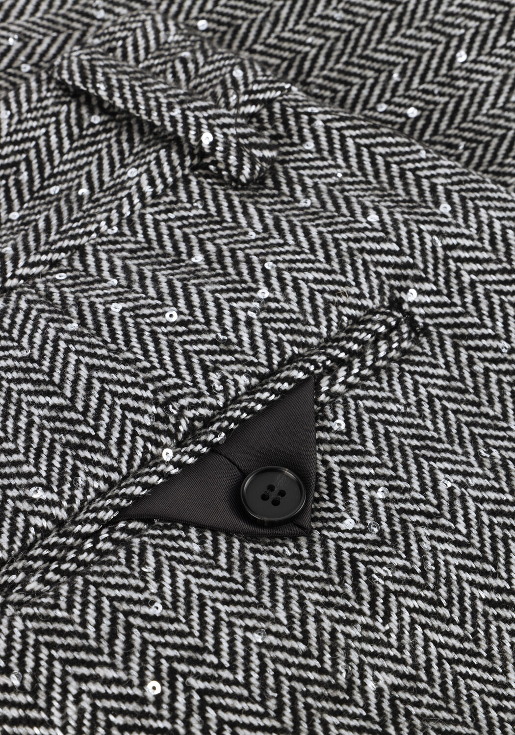 Graue HAUTE L'AMITI&Eacute; Minirock HERING SEQUIN CROP SKIRT - large