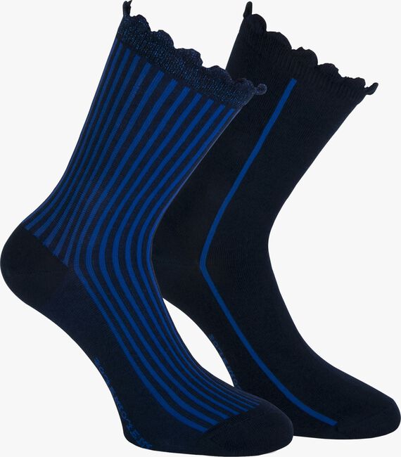 Blaue MARCMARCS Socken AMY COTTON 2-PACK - large