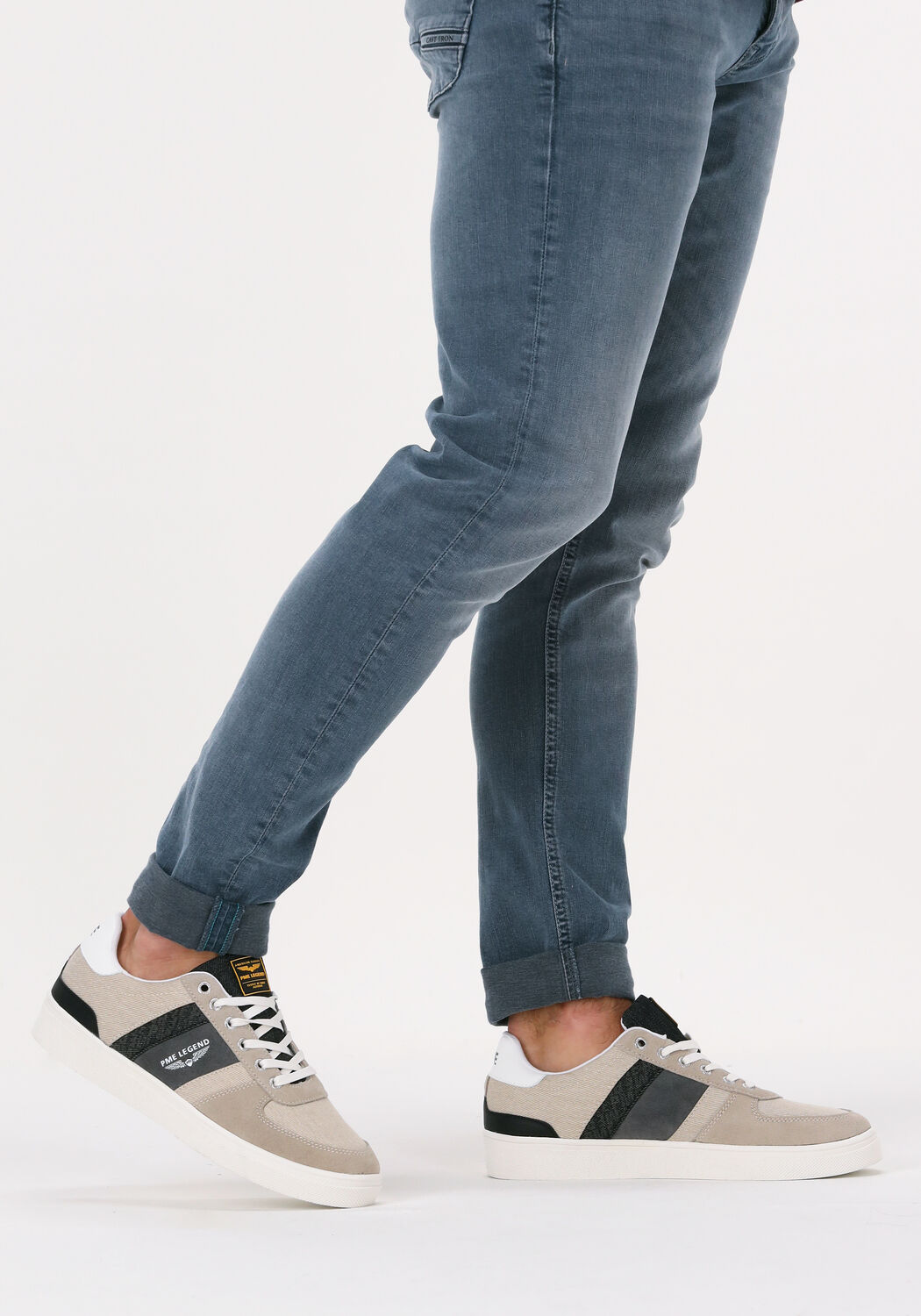 Beige PME LEGEND Sneaker Low SKYTANK - large