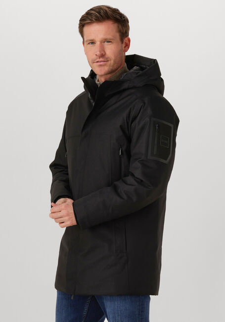 Schwarze BOSS GREEN Parkas OW_HEXATECH PARKA - large