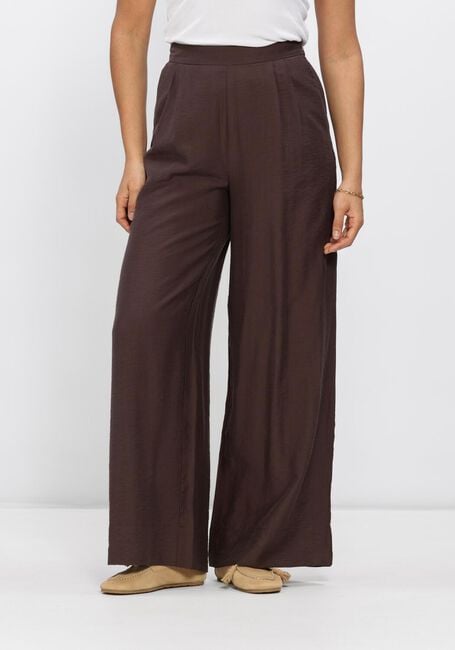 Braune OBJECT Weite Hose OBJISLA YUI HW WIDE PANTS - large