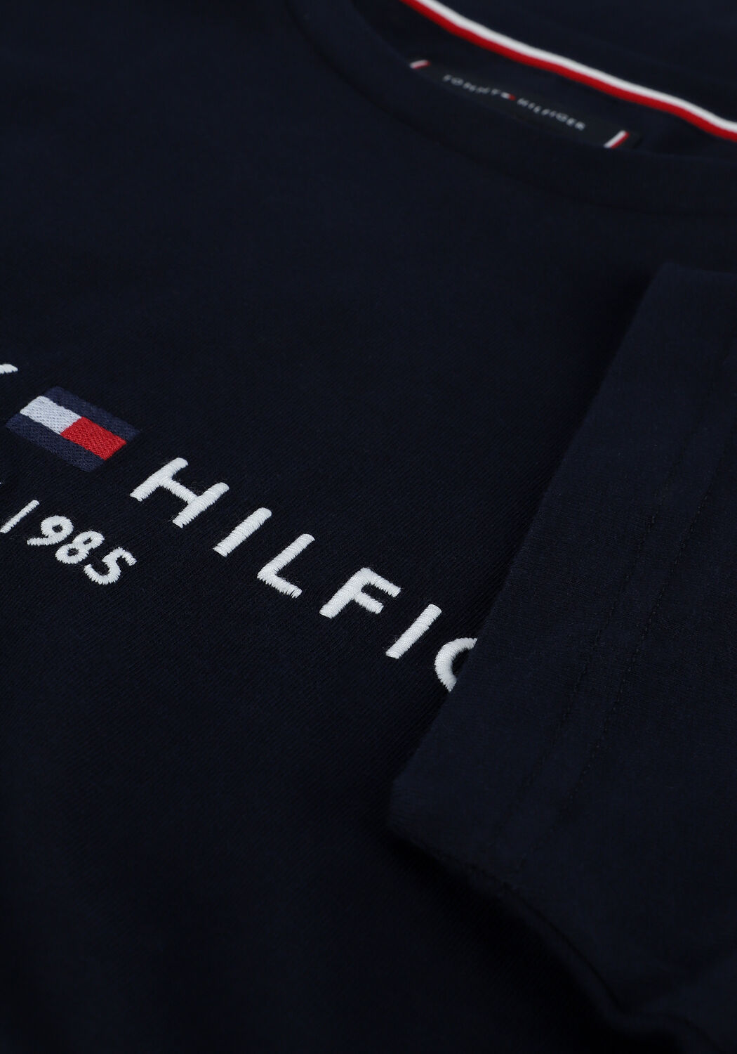 Blaue TOMMY HILFIGER T-shirt TOMMY LOGO TEE - large