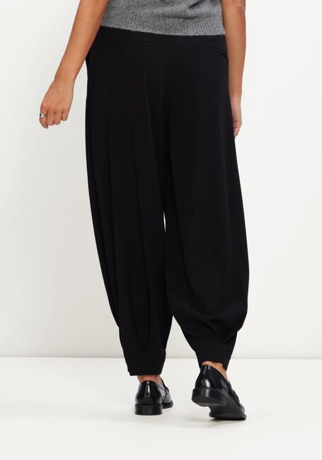Schwarze MAC Weite Hose 0231 FLOATING CREPE - large