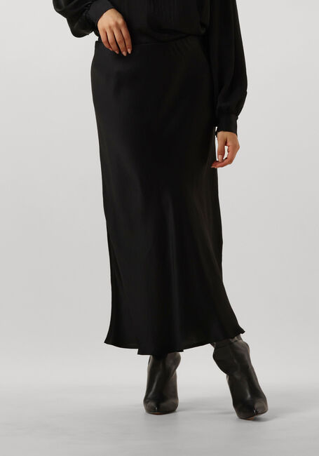 Schwarze SUMMUM Midirock SKIRT HEAVY SILK TOUCH - large