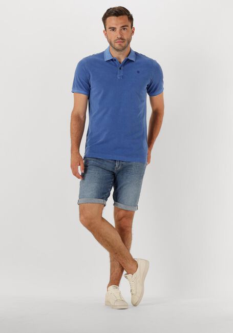 Blaue G-STAR RAW Kurze Hosen 3301 SLIM SHORT - large