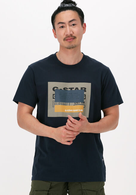 Blaue G-STAR RAW T-shirt CVRD ORIGINALS R T - large