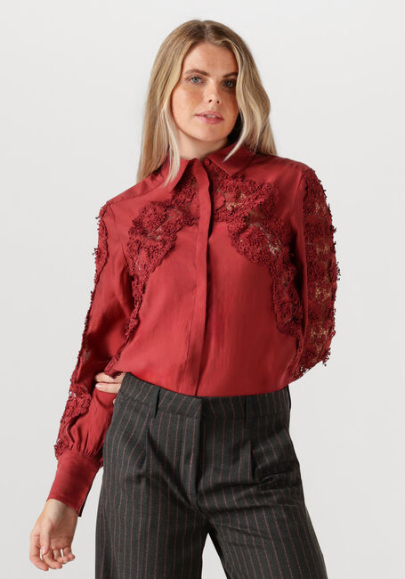 Rote COPENHAGEN MUSE Blusen CMMOLLY-SHIRT - large