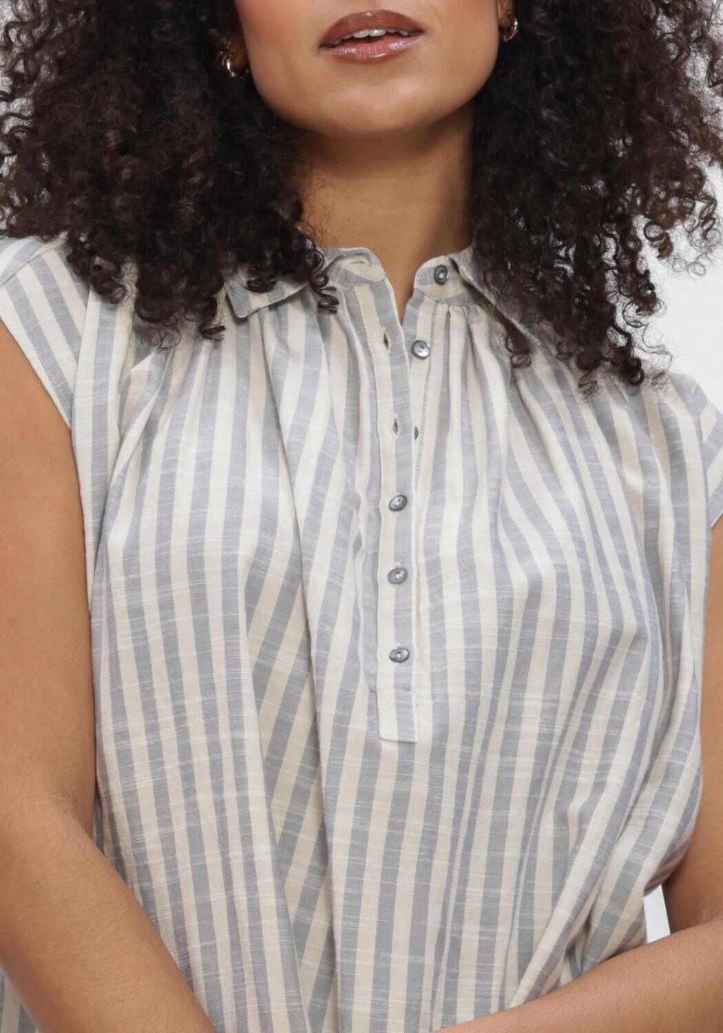 Hellblau KNIT-TED Blusen ROSE - large