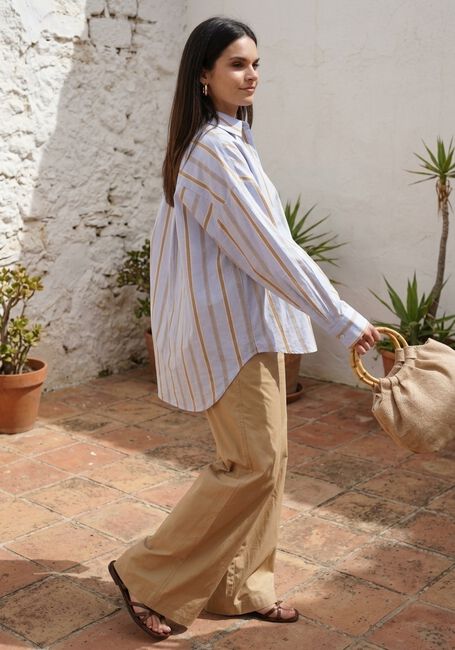 Beige BEAUMONT Weite Hose SCARLET PANTS - large