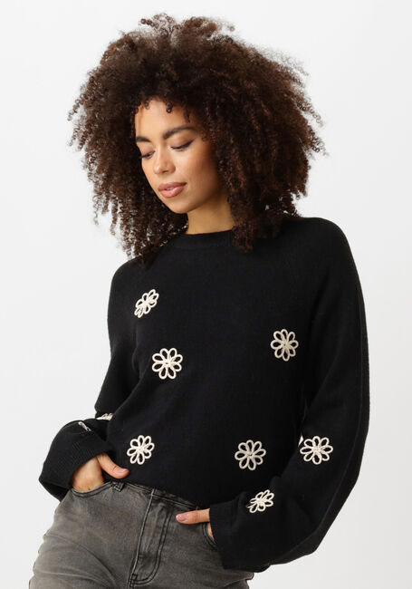 Schwarze OBJECT Pullover OBJLANEY RUBIN LS PULLOVER E DIV - large