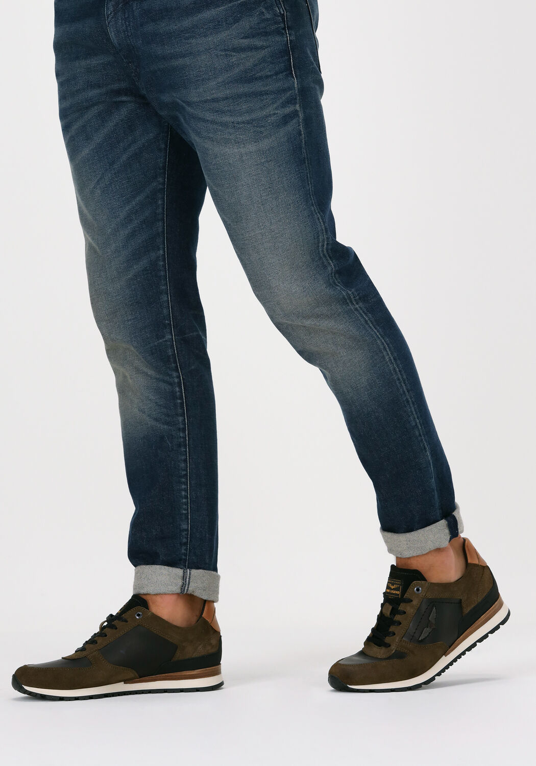 Gr&uuml;ne PME LEGEND Sneaker Low LOCKPLATE - large