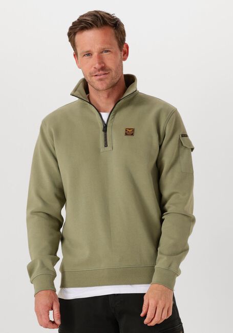 Olive PME LEGEND Sweatshirt INTERLOCK JERSEY - large