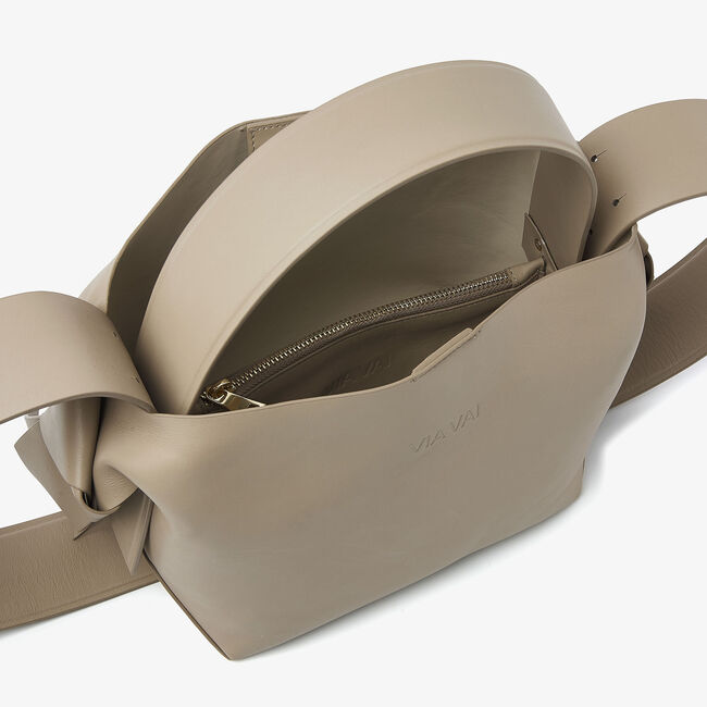 Beige VIA VAI Handtasche NODO FABI - large