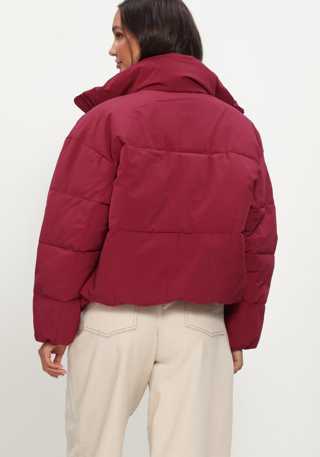 Bordeaux MSCH COPENHAGEN Wattierte Jack MSCHREFRON JACKET - large
