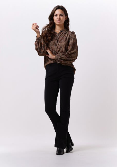 Schwarze BY-BAR Hose LEILA VELVET TWILL PANT - large