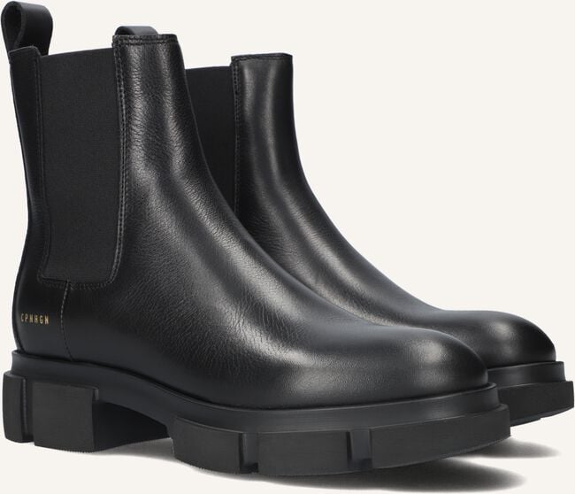 Copenhagen Cph Copenhagen Boots Schwarz Grün Chelsea Boots Damen