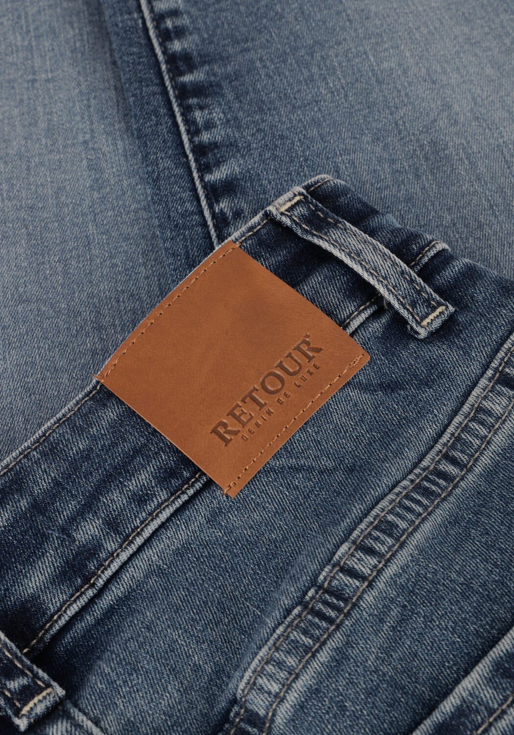 Blaue RETOUR Straight leg jeans LANDON - large