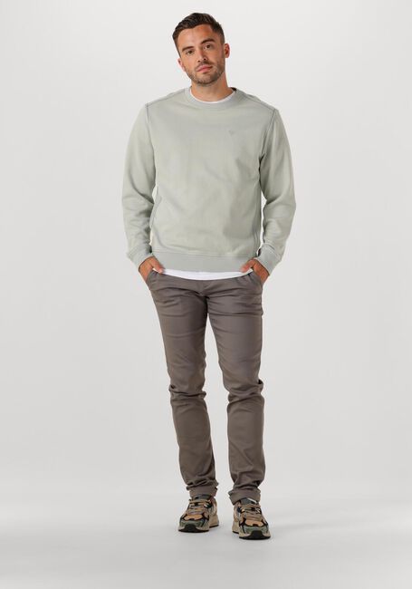 Hellgrau CAST IRON Pullover REGULAR FIT TWILL - large