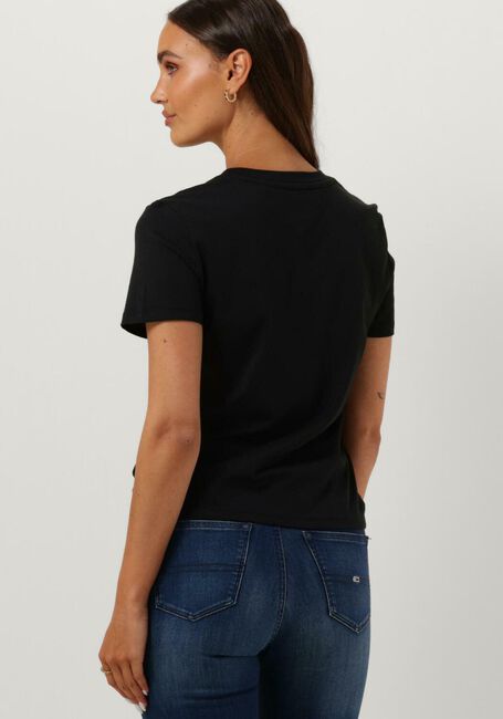 Schwarze TOMMY JEANS T-shirt TJW REGULAR JERSEY C NECK - large