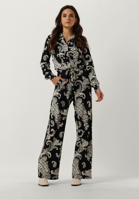 Schwarze VANILIA Jumpsuit FULL PAISLEY JUMPSUIT - large