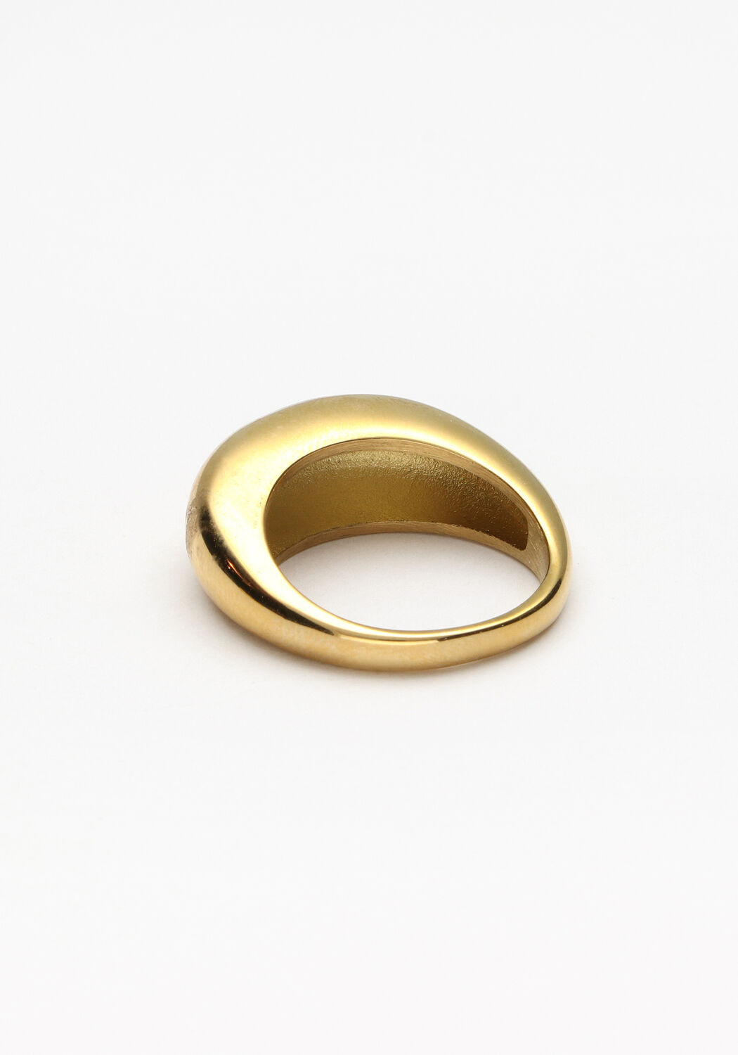 Goldfarbig NOTRE-V Ring RING ZEGEL ONE SIZE - large