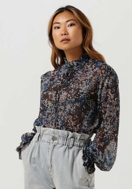 Blaue CATWALK JUNKIE Blusen BL CLOUDY LEAVES - large