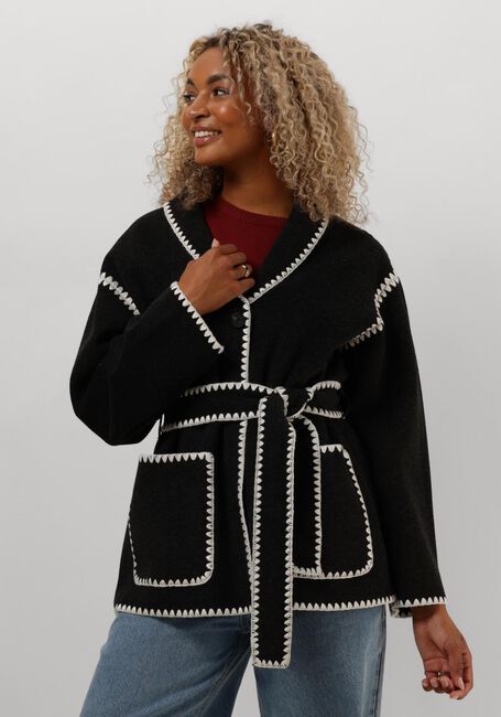 Dunkelgrau MINUS Jack CLARA BELT JACKET - large