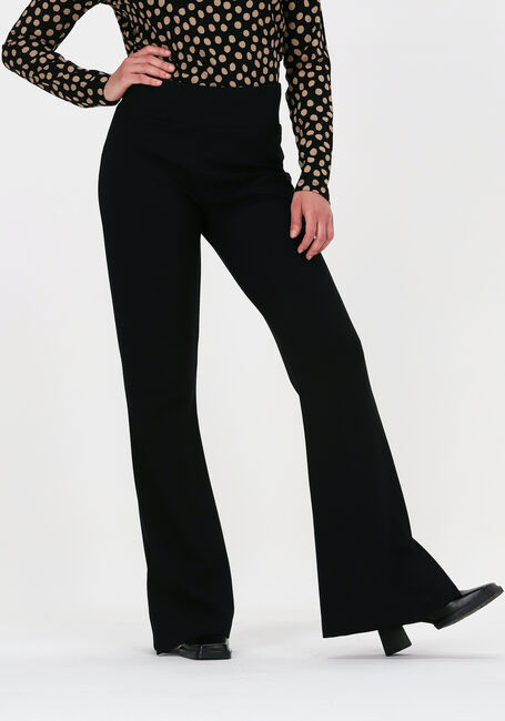 Schwarze JANSEN AMSTERDAM Schlaghose PANTS FLARE - large