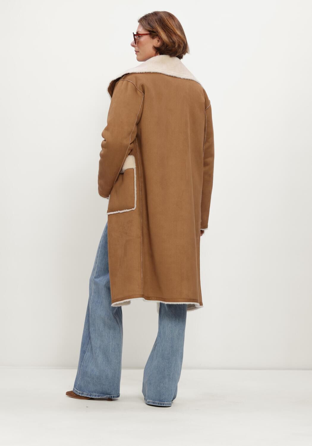 Camelfarbene BEAUMONT M&auml;ntel ELIF COAT - large