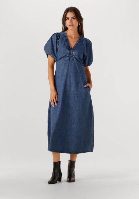 Blaue NEO NOIR Midikleid ILLANA DENIM DRESS - large
