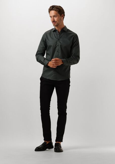 Grüne CAST IRON Klassisches Oberhemd LONG SLEEVE SHIRT CTN COMFORT SATEEN - large
