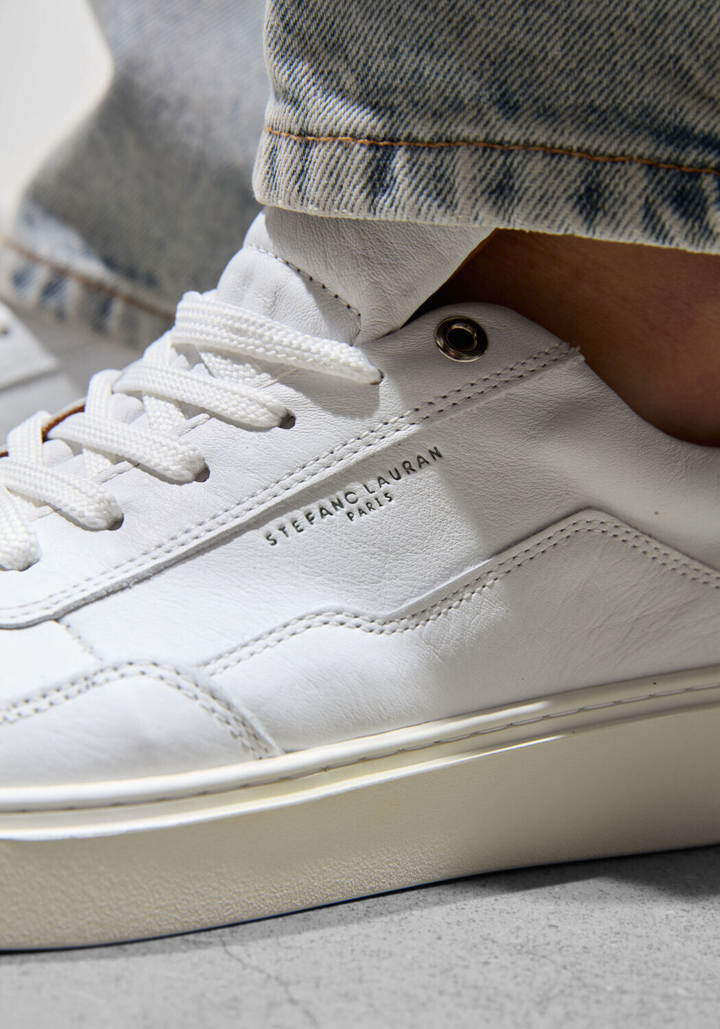 Wei&szlig;e STEFANO LAURAN Sneaker Low LJ2501 - large