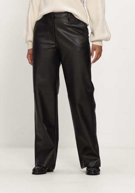 Schwarze OBJECT Weite Hose OBJLIVA MW WIDE PANTS NOOS - large