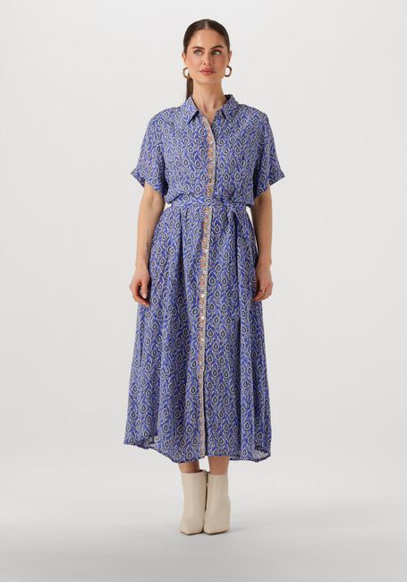 Blaue LOLLYS LAUNDRY Maxikleid BLAKELL MAXI DRESS SS - large