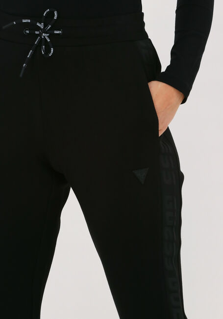 Schwarze GUESS Jogginghose ALLIE SCUBA CUFF PANTS - large