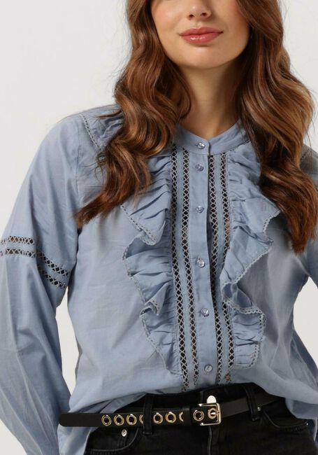 Hellblau LOLLYS LAUNDRY Blusen RIKSHAW SHIRT - large