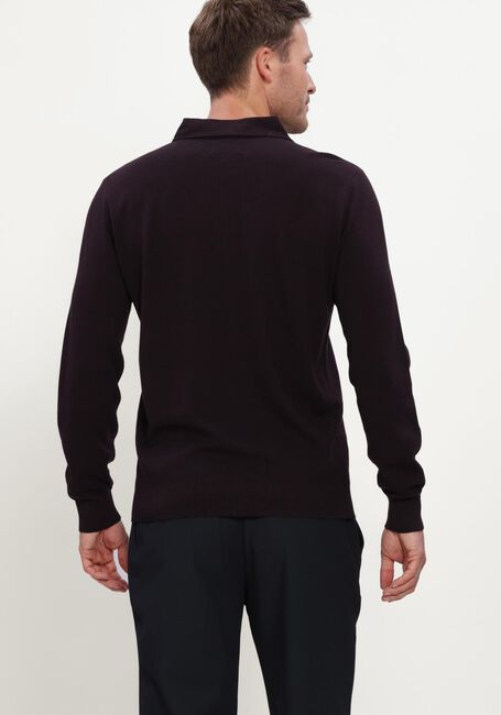 Bordeaux STEFANO LAURAN Pullover POLO BUTTON COTTON - large