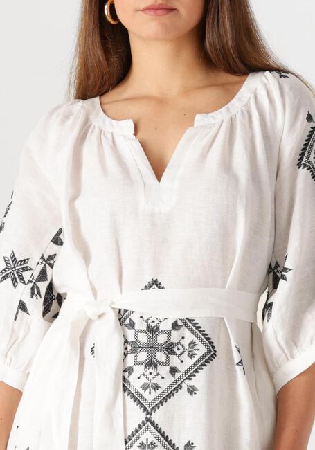 Weiße GREEK ARCHAIC KORI Maxikleid 230652 - large