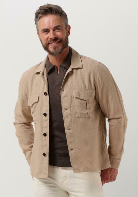 Beige PROFUOMO Overshirt PPUF10001 - large
