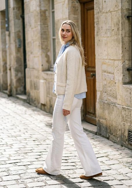 Creme DANTE6 Strickjacke BETH BOUCLE CARDIGAN - large