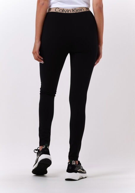 Schwarze CALVIN KLEIN Legging LOGO ELASTIC MILANO LEGGINGS - large
