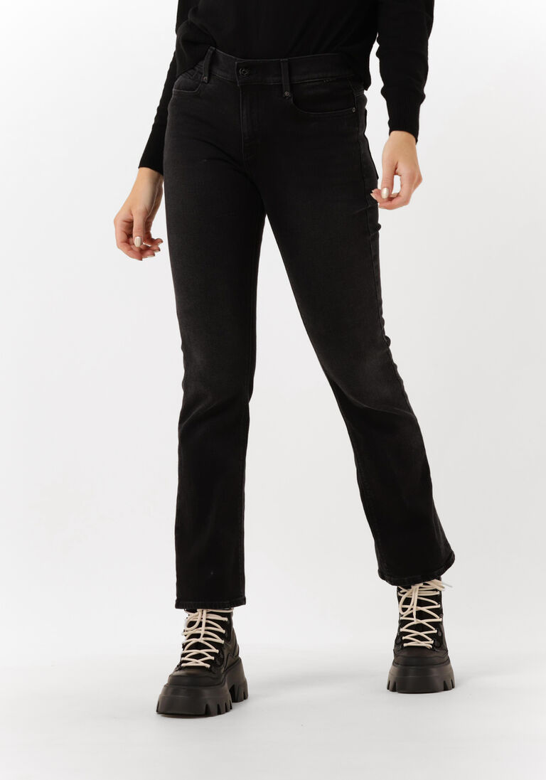 schwarze g-star raw skinny jeans noxer bootcut wmn