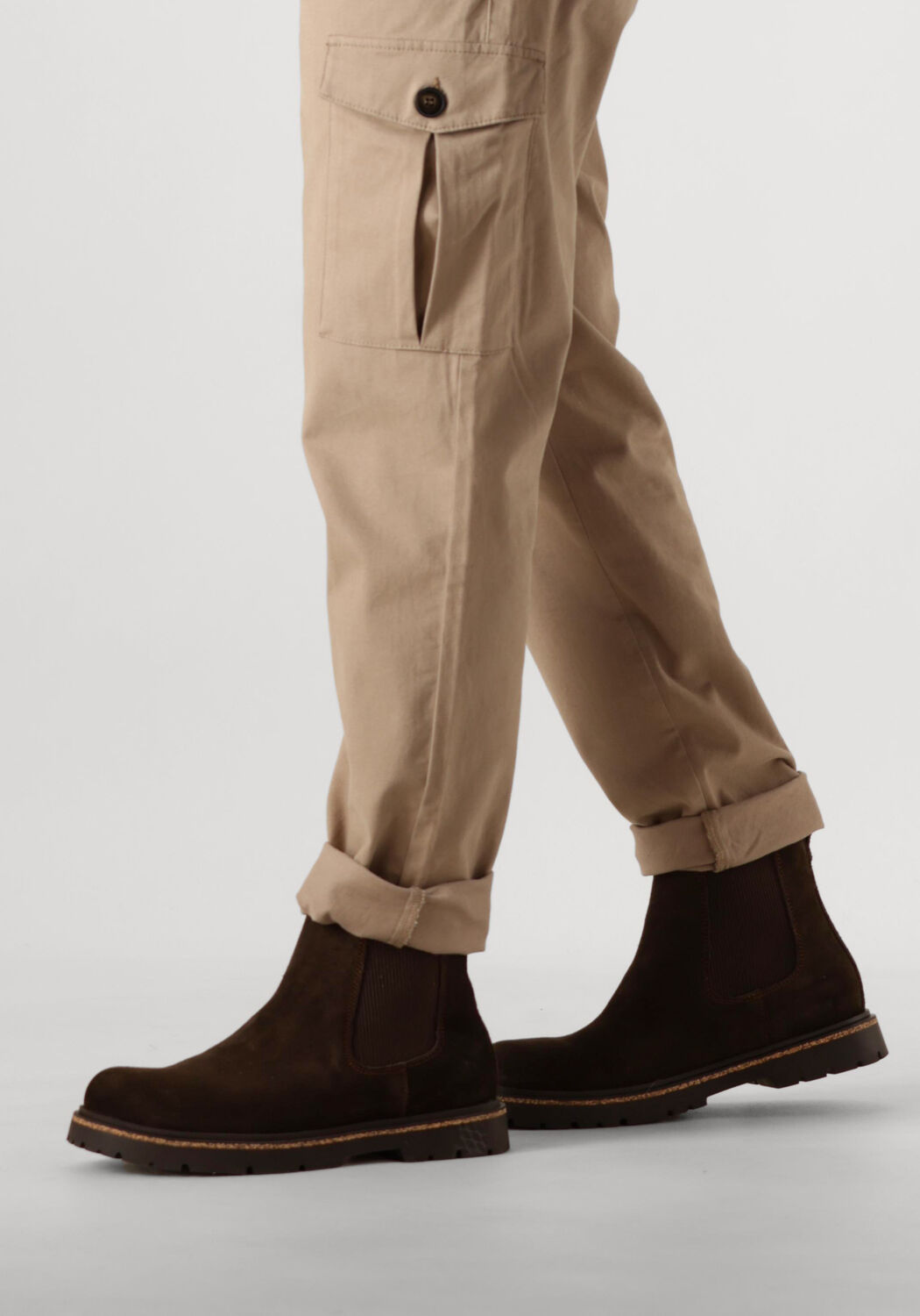 Braune BIRKENSTOCK Chelsea Boots HIGHWOOD SLIP ON MEN - large