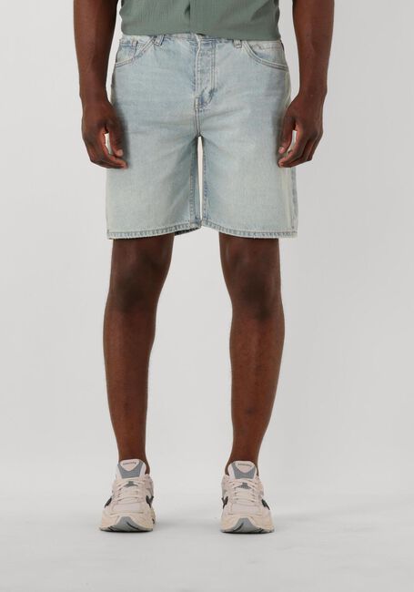 Hellblau PURE PATH Kurze Hosen THE OWEN REGULAR FIT DENIM SHORTS - large
