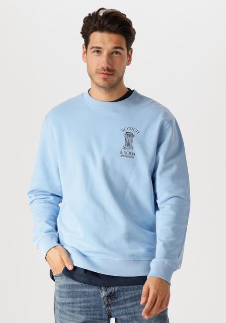 Hellblau SCOTCH & SODA Sweatshirt FRONT ARTWORK RELAXED FIT SWEATSHIRT - large