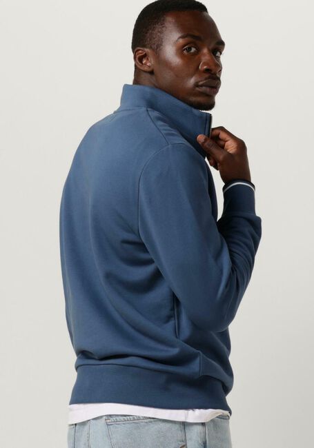 Blaue FRED PERRY Sweatshirt HALF ZIP SWEATSHIRT - large